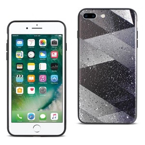 Reiko iPhone 8 Plus/ 7 Plus Design TPU Case with Shades of Oblique Stripes - 1 of 4
