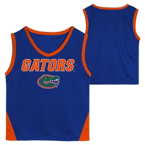 NCAA Florida Gators Toddler Boys' Sleeveless Basketball Jersey and Shorts Set - 1 of 3