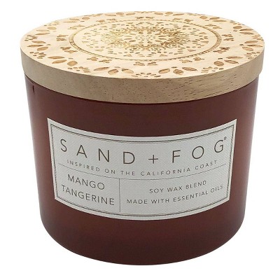 12oz Mango Tangerine Scented Candle - Sand + Fog