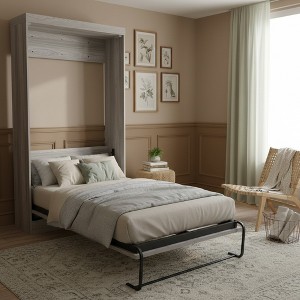 Whisen Twin Size Murphy Bed, Folded into a Cabinet with Clever Design - 1 of 4