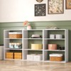 Short Tower Wood Built In Closet Organizer Unit, Wood Closet Organizer Starter Kit, Mounted Closet Systems - 2 of 4