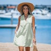 Women's Stripe Sleeveless V-Neck Mini Dress - Cupshe - 4 of 4