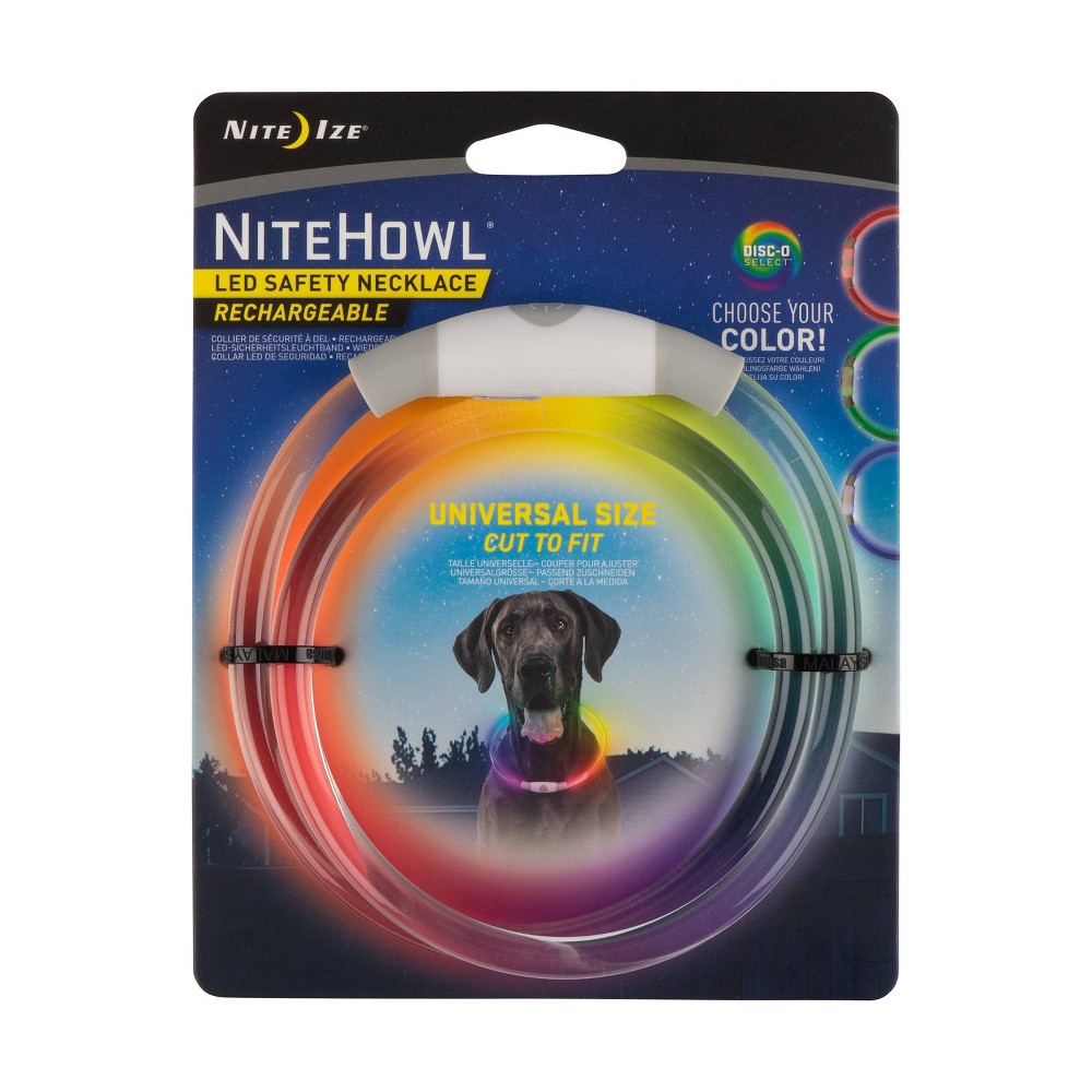 Photos - Collar / Harnesses Nite Ize Howl Rechargeable Disco Dog Collar 