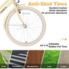 YONWAY 24 inch Bicycle, Garden & Outdoor Comfort Bike with Adjustable Saddle & Full-Coverage Chain Guard & Basket for 10+ Years Old Girls - 3 of 4