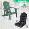 Infans Adirondack Chair HIPS Adirondack Chair w/Cup Holder & Cushion Green - 2 of 4
