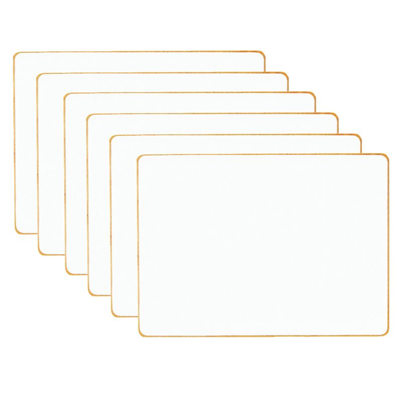 Dowling Magnets® Double-sided Magnetic Dry-Erase Board, Blank, Pack of 6, 1 of 3