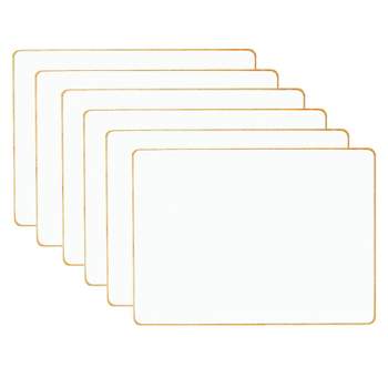 Dowling Magnets® Double-sided Magnetic Dry-Erase Board, Blank, Pack of 6
