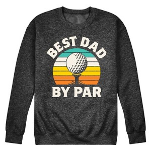 Men's - Instant Message - Best Dad By Par Graphic Fleece Sweatshirt - 1 of 4