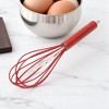 Unique Bargains Christmas Tree Whisk Hand Wash Stainless Steel Silicone Red White 9.96"x2.28"x2.28" 1Pc - 2 of 4