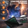 3 Panel Vinyl Welding Screen with Metal Frame,Flame-Resistant Welding Protection Screen, Welding Screen Panel for Workshop,Industrial - 4 of 4