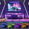 LOVMOR 59 Inch  LED Entertainment Center Gaming TV Stand - 2 of 4