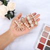 Unique Bargains Girl's Pearl Cute Style Metal Hair Clip White 1 Set of 4 Pcs - 4 of 4
