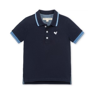 Hope & Henry Boys' Organic Short Sleeve Knit Pique Polo Shirt, Kids - 1 of 4