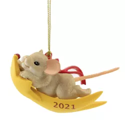 Charming Tails 2.0" You're The Star Of The Year Dated Dean Griff  -  Tree Ornaments