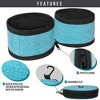 PetAmi Collapsible Dog Food and Water Bowls, 2 Travel Bowls, Portable Pet Dish No Spill, Foldable Lightweight BPA Free Leakproof - 3 of 4