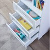 FONTOI Kids Bookcasewith Book Display&Organizer Drawers, Book Shelf Storage Unit for Bedroom, Playroom, White, 11.8"*57.9"*15.74" - 4 of 4