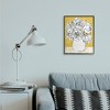Stupell Industries Peony Sketch Bouquet Contrasted Distressed Yellow - 2 of 4