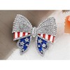 Anna-Kaci American Flag USA Sparkly Crystal Rhinestone 4th of July  Pin Brooch - 3 of 4