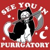 Men's Lost Gods Halloween See You In Purrgatory T-Shirt - 2 of 4