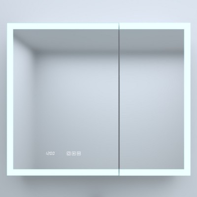 Sapphtopaz Rectangle Bathroom Mirror, Vanity Mirror with Medicine Cabinet, Recessed/Surface Mount Mirrors for Bathroom, Over Sink, Bedroom