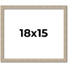 PosterPalooza | 18x15 Thin Barnwood Picture Frame, UV Acrylic, 2 Finishes - Grey and Black - 2 of 4