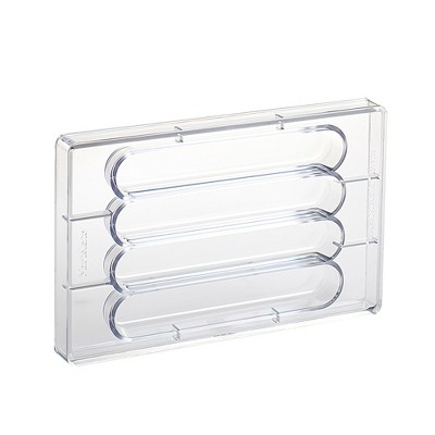 Martellato Ma2014 Chocolate Mold with 6 Connected-Squares Cavities, Each 70mm x 70mm x 11mm High, Size: One Size