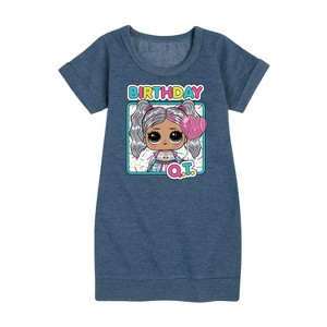 - LOL Surprise! - Birthday QT Graphic Short Sleeve Fleece Dress - 1 of 3