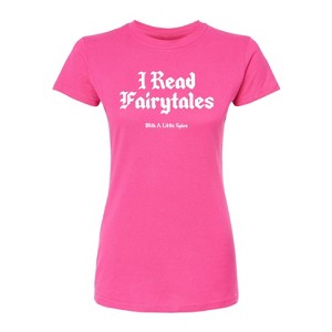 Women's - Instant Message - Read Spice Fairytales Fitted Graphic T-Shirt - 1 of 3