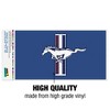 Ford Mustang Logo Automotive Bumper Sticker - 3 of 4