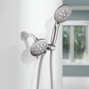 Cobbe 48-Setting High Pressure 3-Way Shower Head Combo, 4.7" Dual 2 in 1 Showerhead with Hose, Brushed Nickel - 2 of 4