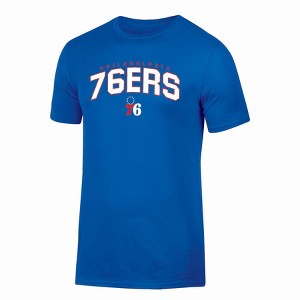 NBA Philadelphia 76ers Men's Cotton Crew Neck T-Shirt - M : Target