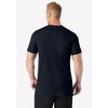 KingSize Men's Big & Tall No Sweat Longer-Length Short Sleeve Crewneck Tee - 3 of 4