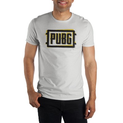PlayerUnknown's Battlegrounds Mens PlayerUnknown's Battlegrounds Regular Fit Short Sleeve Crew Graphic Tee - White Large