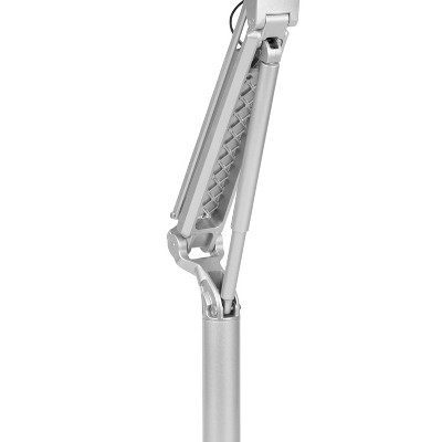 Ergonomic Mobile Sit-Stand Desk with Adjustable Height and Lockable Casters