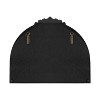 Kate & Laurel All Things Decor 24"x20" Dellona Arch Mirror with Shelf Black - 3 of 4