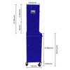 Maggift Tool Boxes and Totes Rolling Chest Storage Cabinet, Garage Organizer, Tool Multifunctional Storage Box, Blue, 20.08"*20.87"*51.99" - 3 of 4