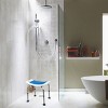 Costway Shower Bath Chair 6 Adjustable Height Bathtub Stool Bench Non-Slip Padded Seat - 2 of 4