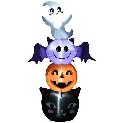 4-pc CORELLE Halloween PARTY GHOULS 6 3/4 PUMPKIN, CAT, BATS, MUMMY A –  Tarlton Place