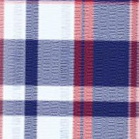 red white blue plaid