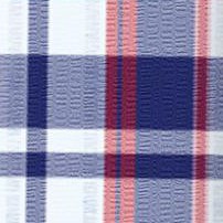 red white blue plaid