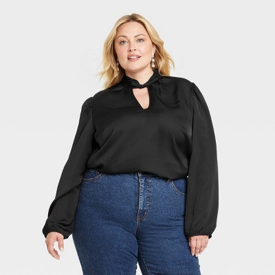 Balloon Arm Top – Ava J's Curvy Boutique