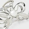 Bow Shape Claw Hair Clip - Wild Fable™ Silver - 3 of 3