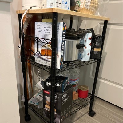 Bathroom Storage Cart Black - Room Essentials™ : Target