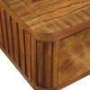NicBex 2-Tier Side Table with Rounded Corners & Waterproof Surface, 25'' Rectangular End Table with Storage Shelf, Farmhouse Sofa Side Table - 3 of 4