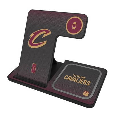 Keyscaper Cleveland Cavaliers Linen 15-Watt 3 in 1 Charging Station