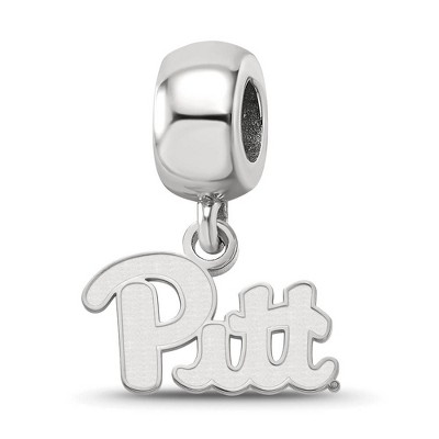 Black Bow Jewelry Sterling Silver Pittsburgh Panthers NCAA Bead Charm