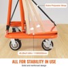 Mojgar 3000 LBS Panel Dolly Cart with 45.28" x 21.8" Deck and 5" Swivel Wheels, Heavy-Duty Drywall Sheet Cart - 3 of 4