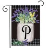 Briarwood Lane Everyday Garden Flag 12x18 For Outdoor Farmhouse Monogram Letter P Garden Flag Flags For Outside - 2 of 4