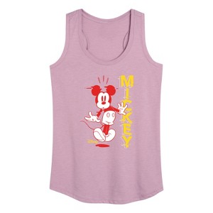 Women's - Disney - Mickey & Friends Graphic Racerback Tank - 1 of 4