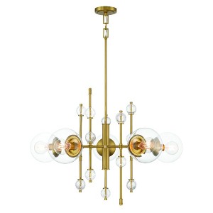 Eurofase Lighting Traiton 5 - Light Chandelier in  Gold - 1 of 3